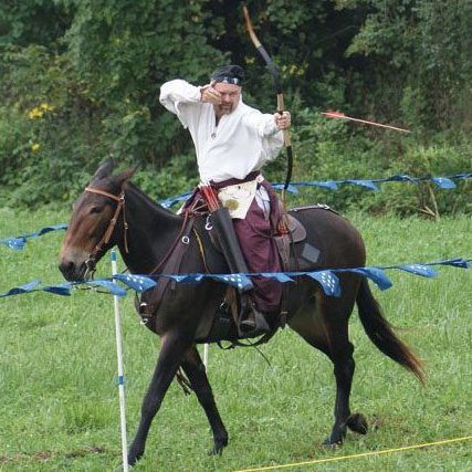 mounted archery